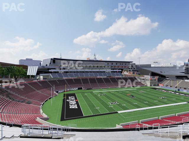 Seating view for Nippert Stadium Section 211