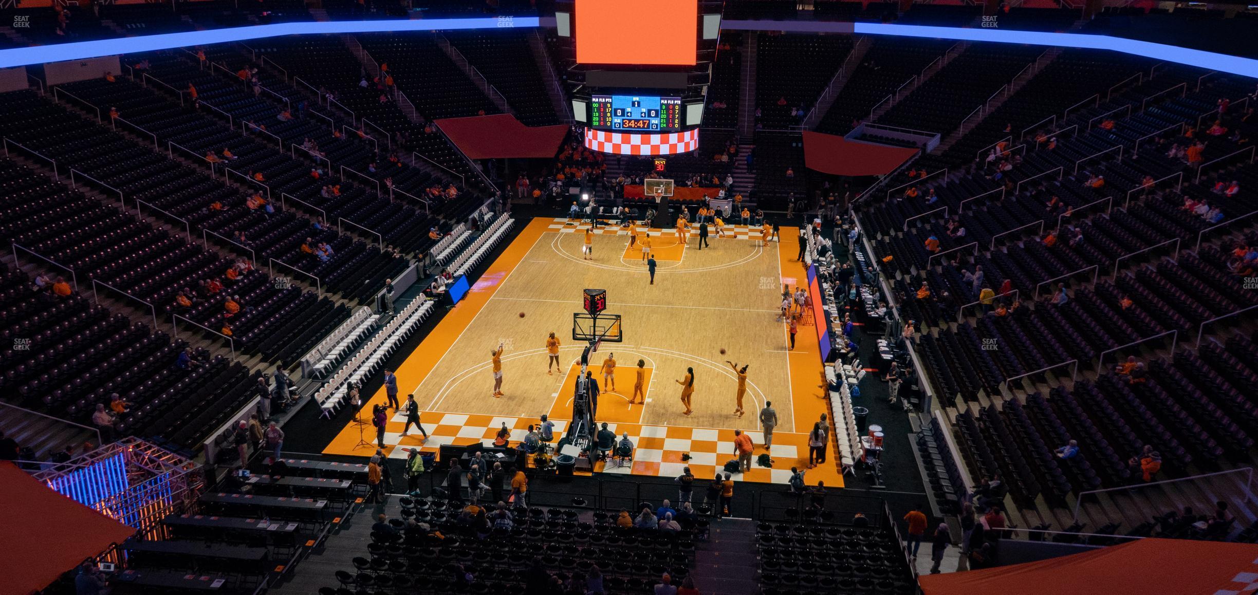 Seating view for Thompson-Boling Arena at Food City Center Section 312