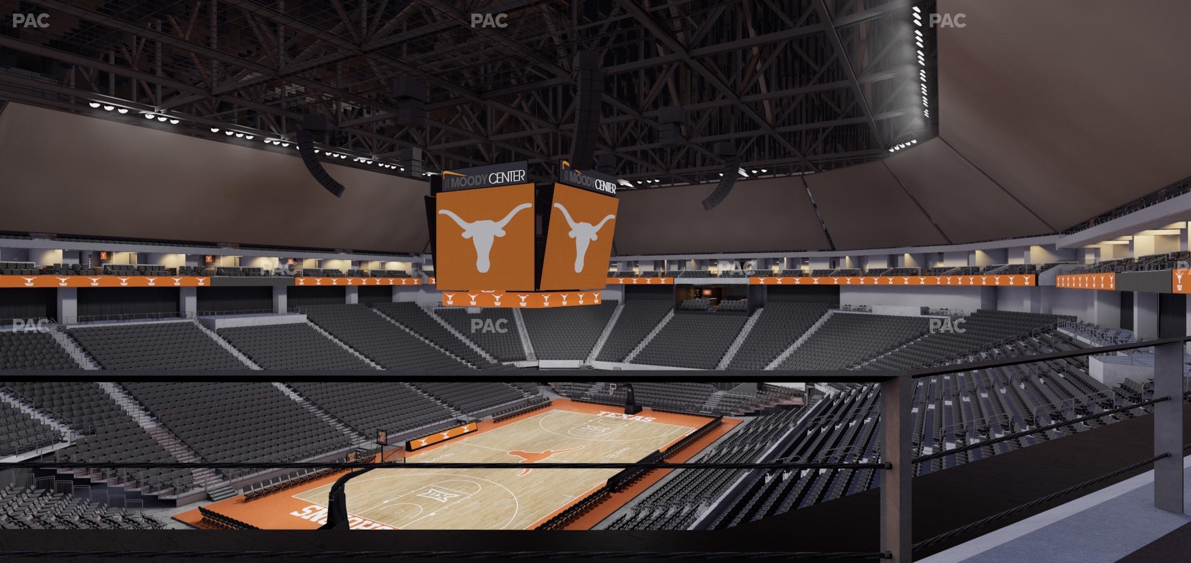 Seating view for Moody Center ATX Section Loge 4