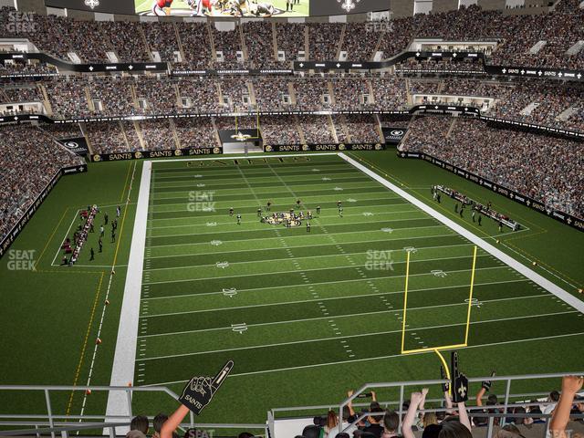 Seating view for Caesars Superdome Section 603