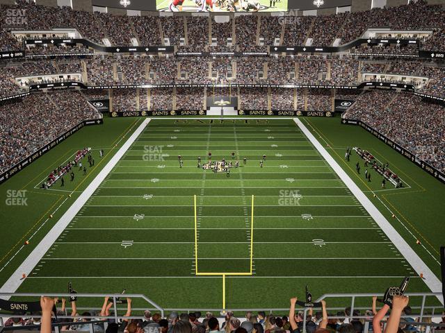 Seating view for Caesars Superdome Section 601