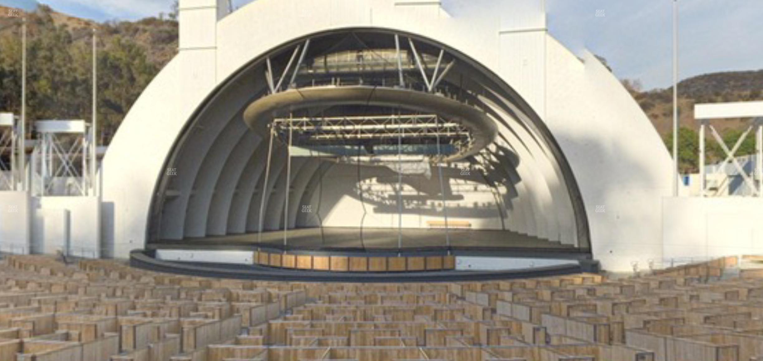 Seating view for Hollywood Bowl Section Terrace 3