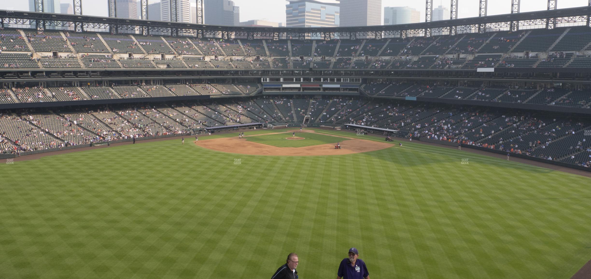 Seating view for Coors Field Section 402