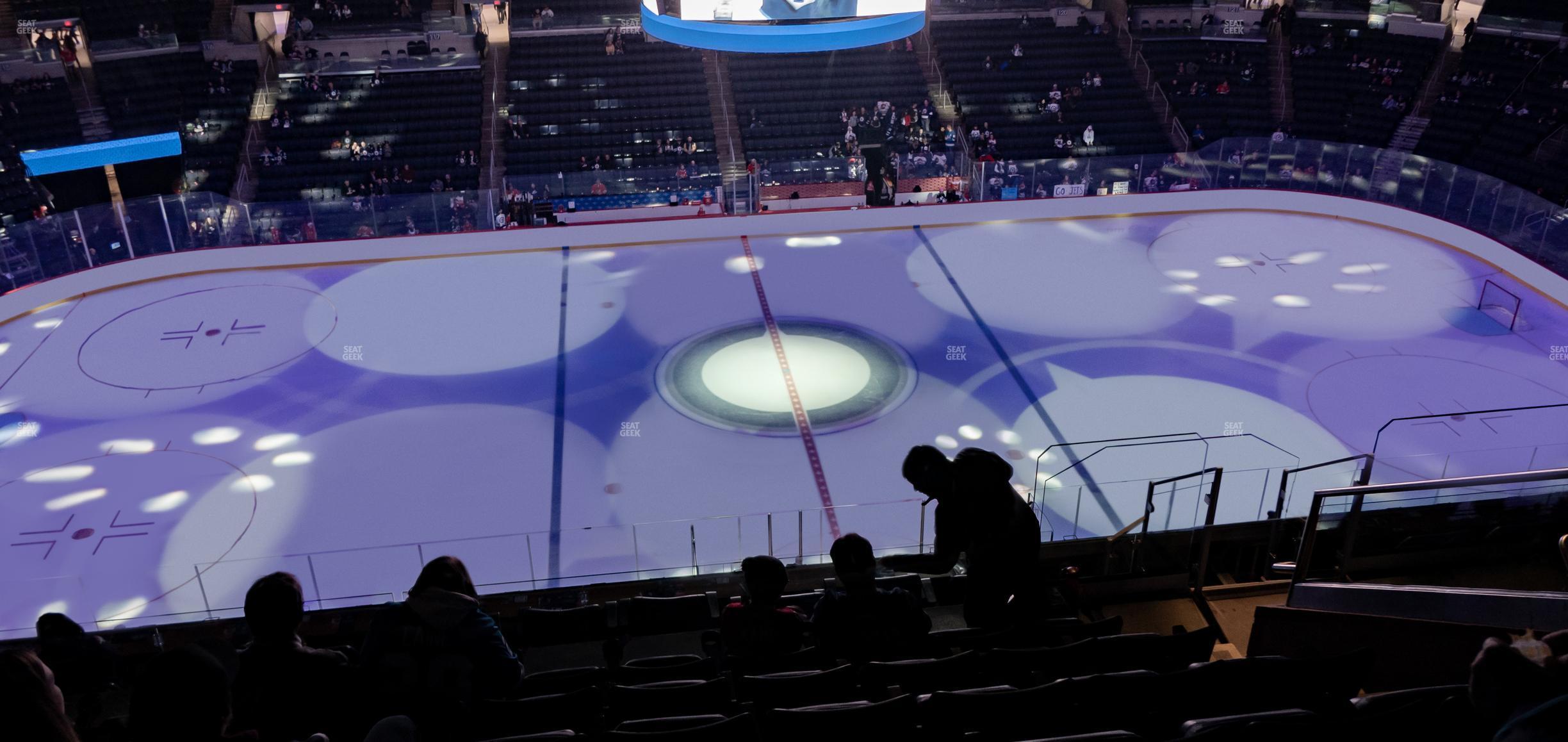 Seating view for Canada Life Centre Section 306