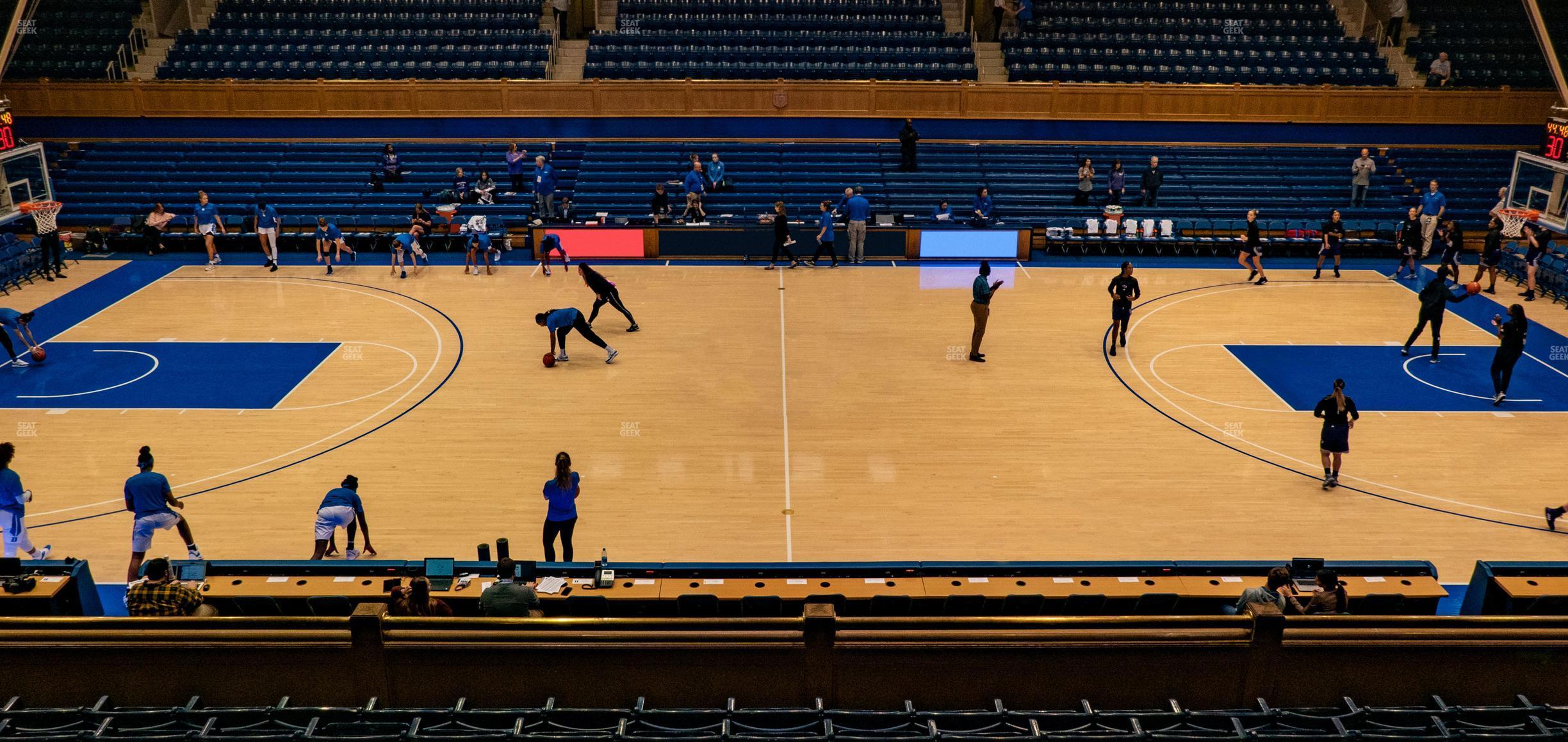 Seating view for Cameron Indoor Stadium Section 14