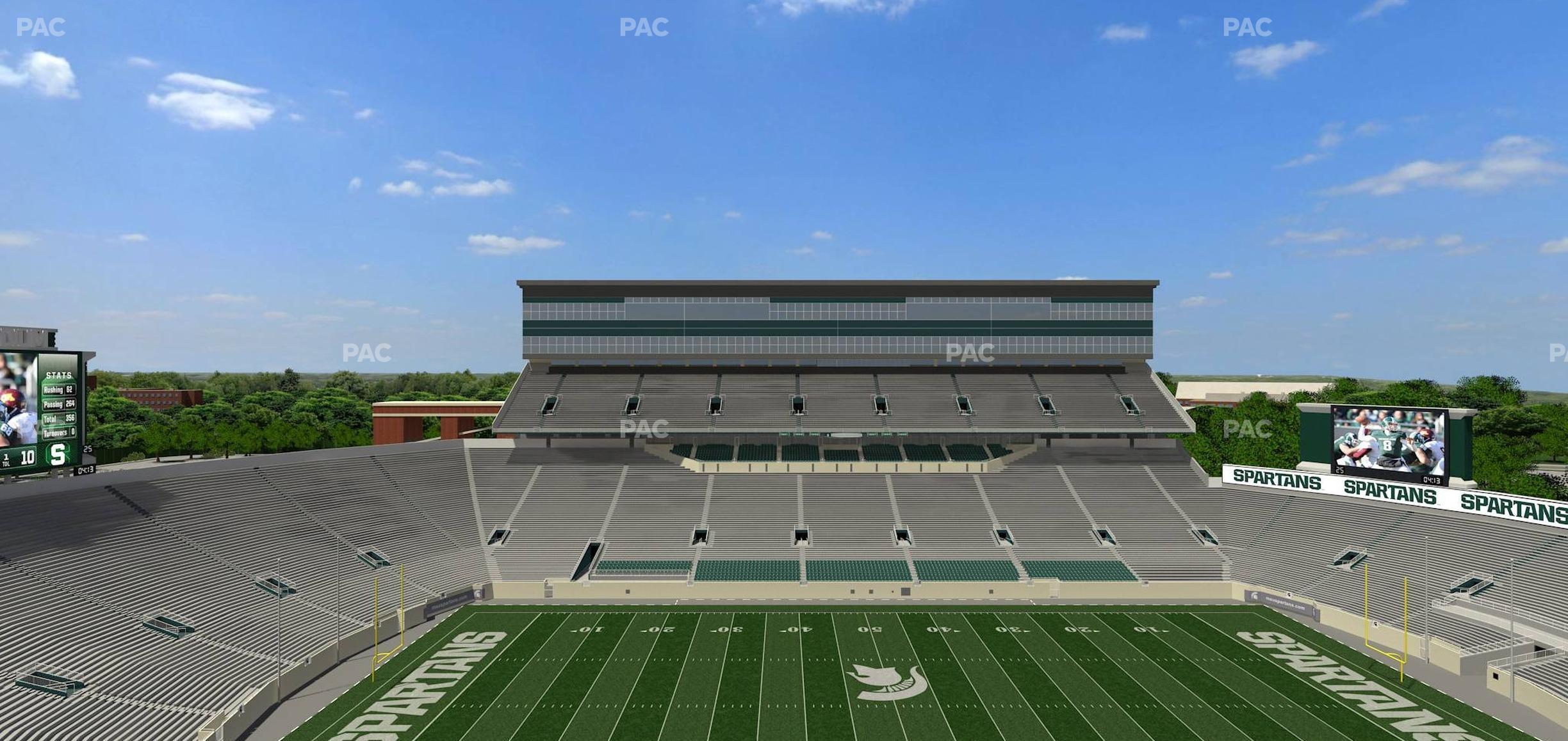 Seating view for Spartan Stadium (Michigan) Section 109