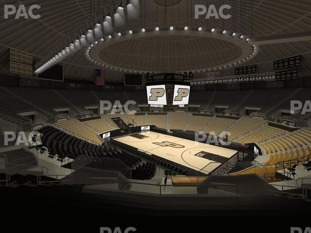 Seating view for Mackey Arena Section Upper 108