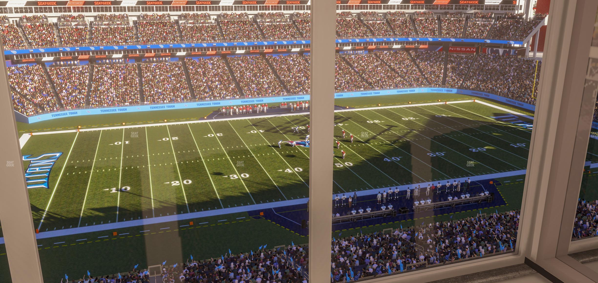 Seating view for Nissan Stadium Section Suite 678 W