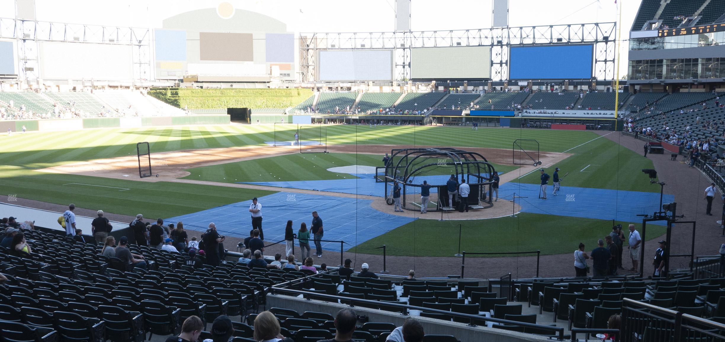 Seating view for Guaranteed Rate Field Section 134