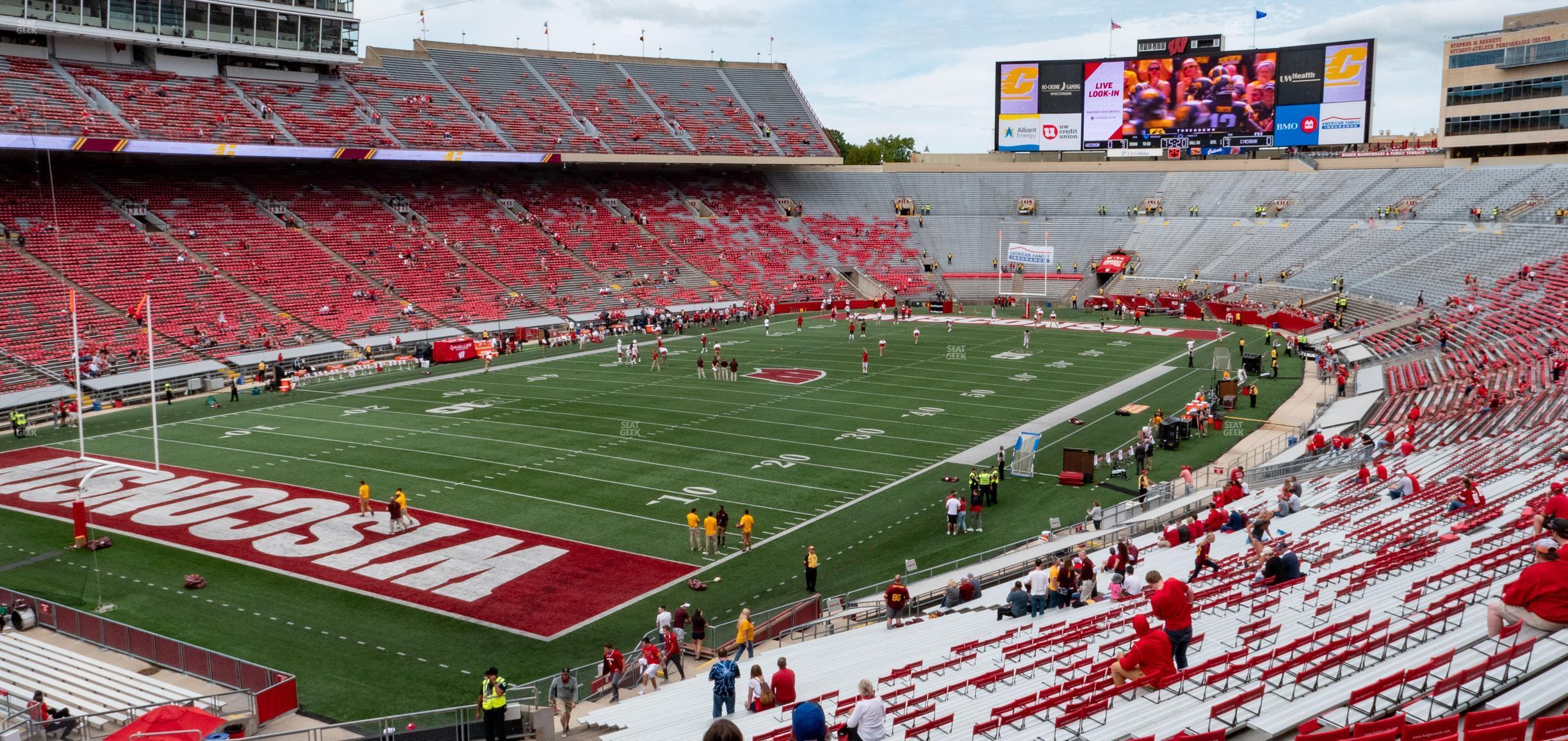 Seating view for Camp Randall Stadium Section Y 1