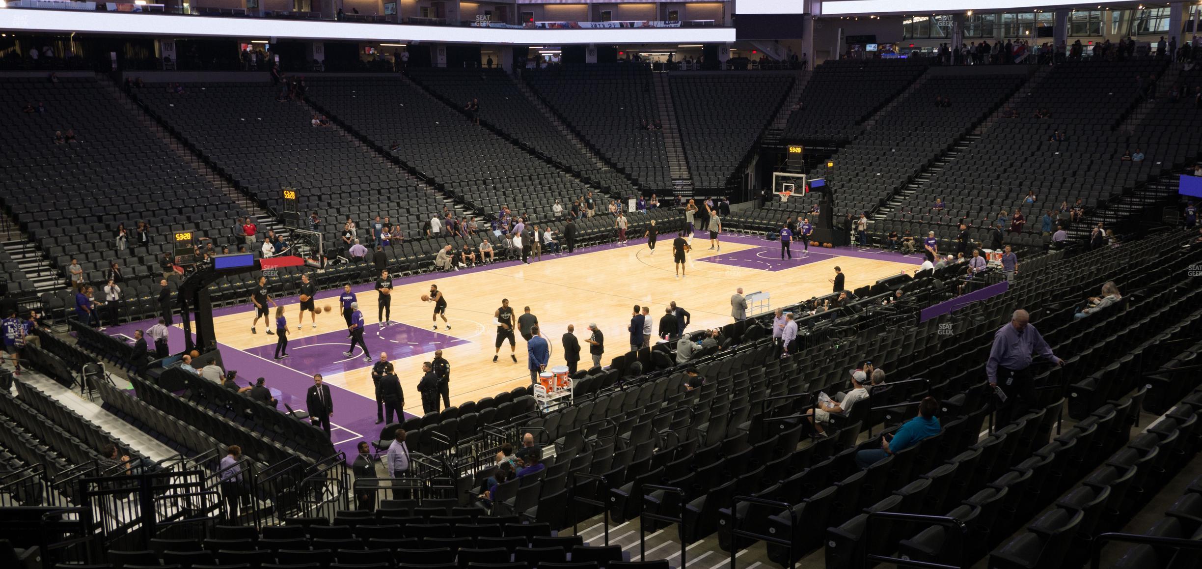 Seating view for Golden 1 Center Section 110