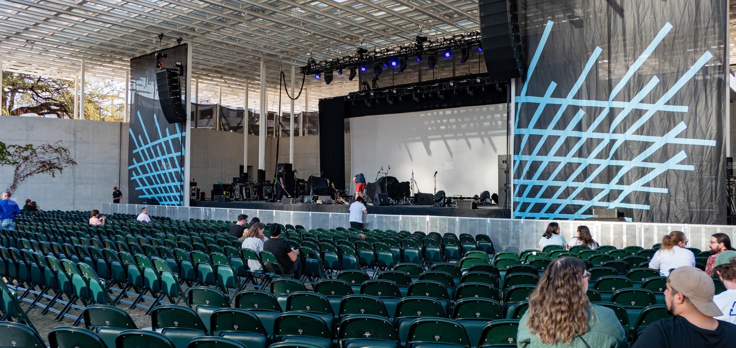 Seating view for Moody Amphitheater Section 101