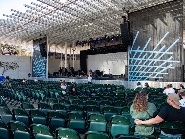 Seating view for Moody Amphitheater Section 101