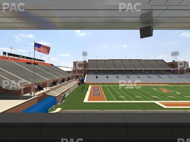 Seating view for Memorial Stadium - IL Section Colonnades Club 313