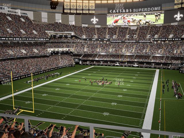 Seating view for Caesars Superdome Section Suite 342