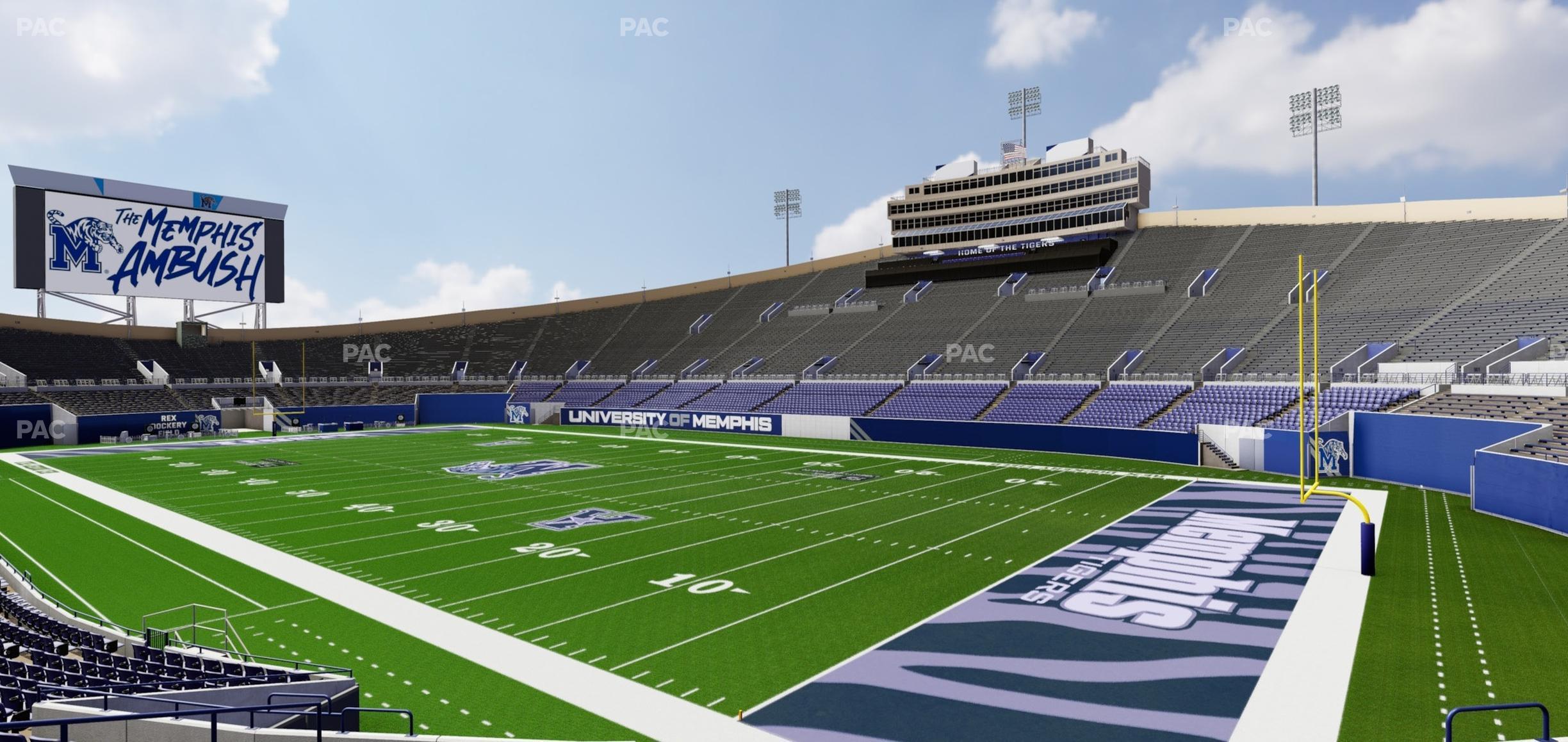 Seating view for Simmons Bank Liberty Stadium Section Box 116