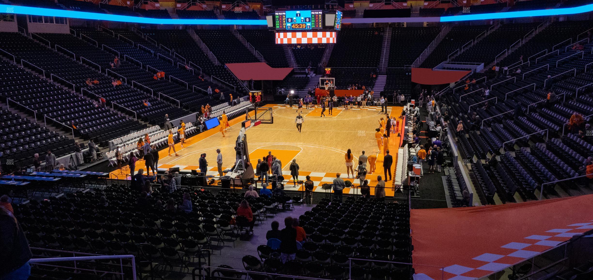 Seating view for Thompson-Boling Arena at Food City Center Section 112