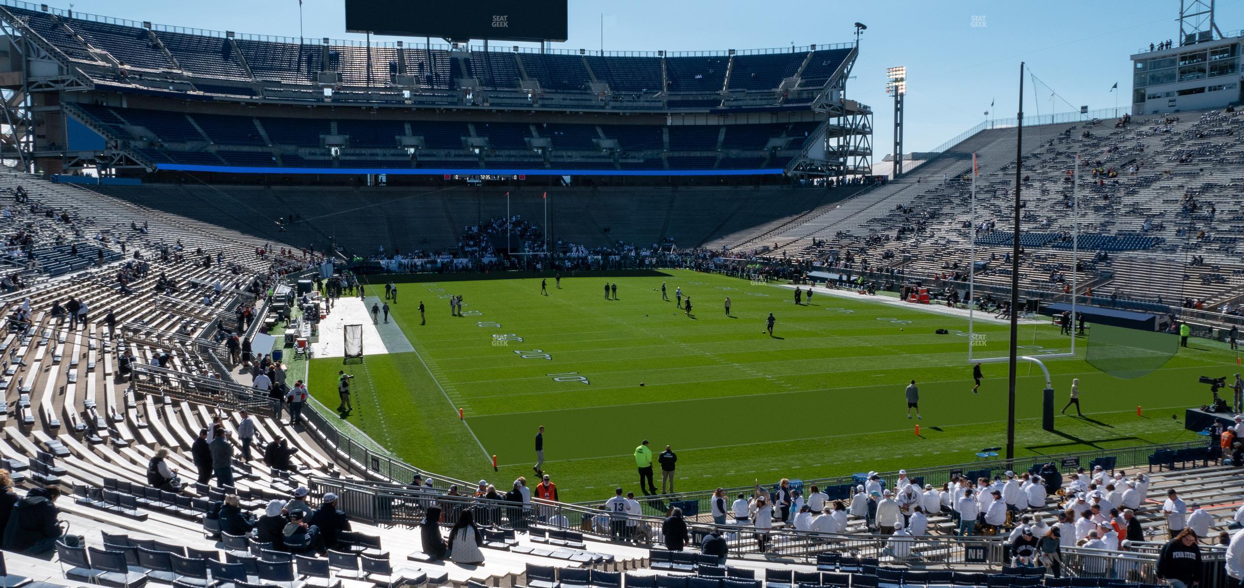 Seating view for Beaver Stadium Section North J