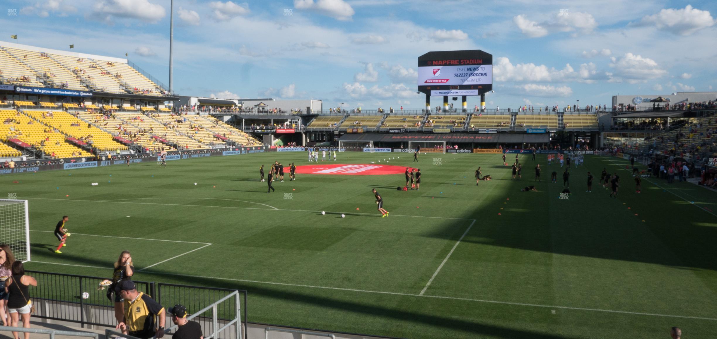 Seating view for Historic Crew Stadium Section 135