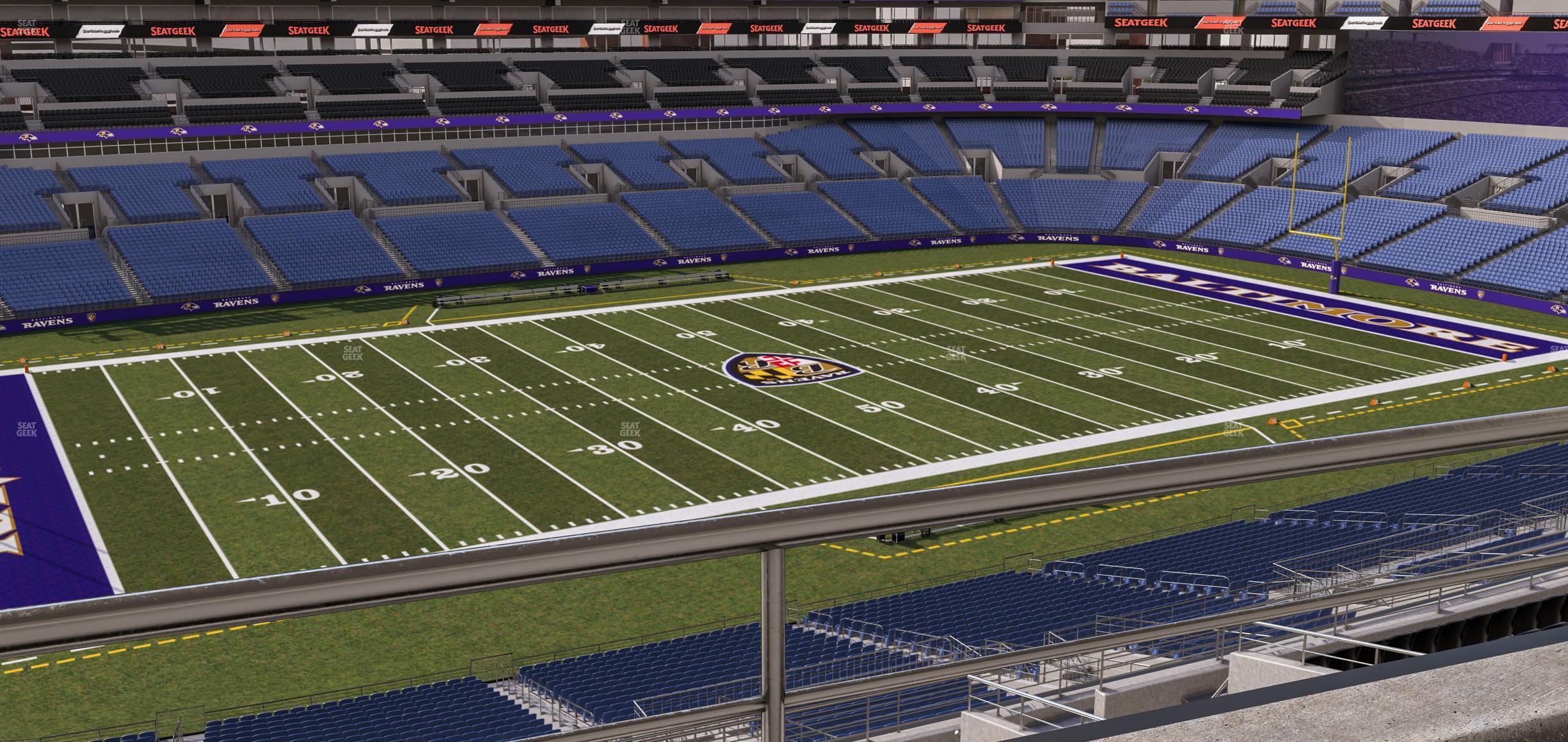 Seating view for M&T Bank Stadium Section Suite 420