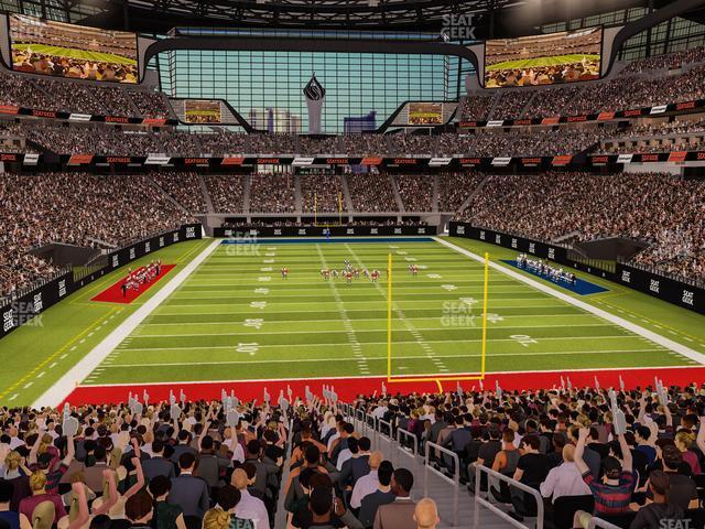 Seating view for Allegiant Stadium Section Suite 1013