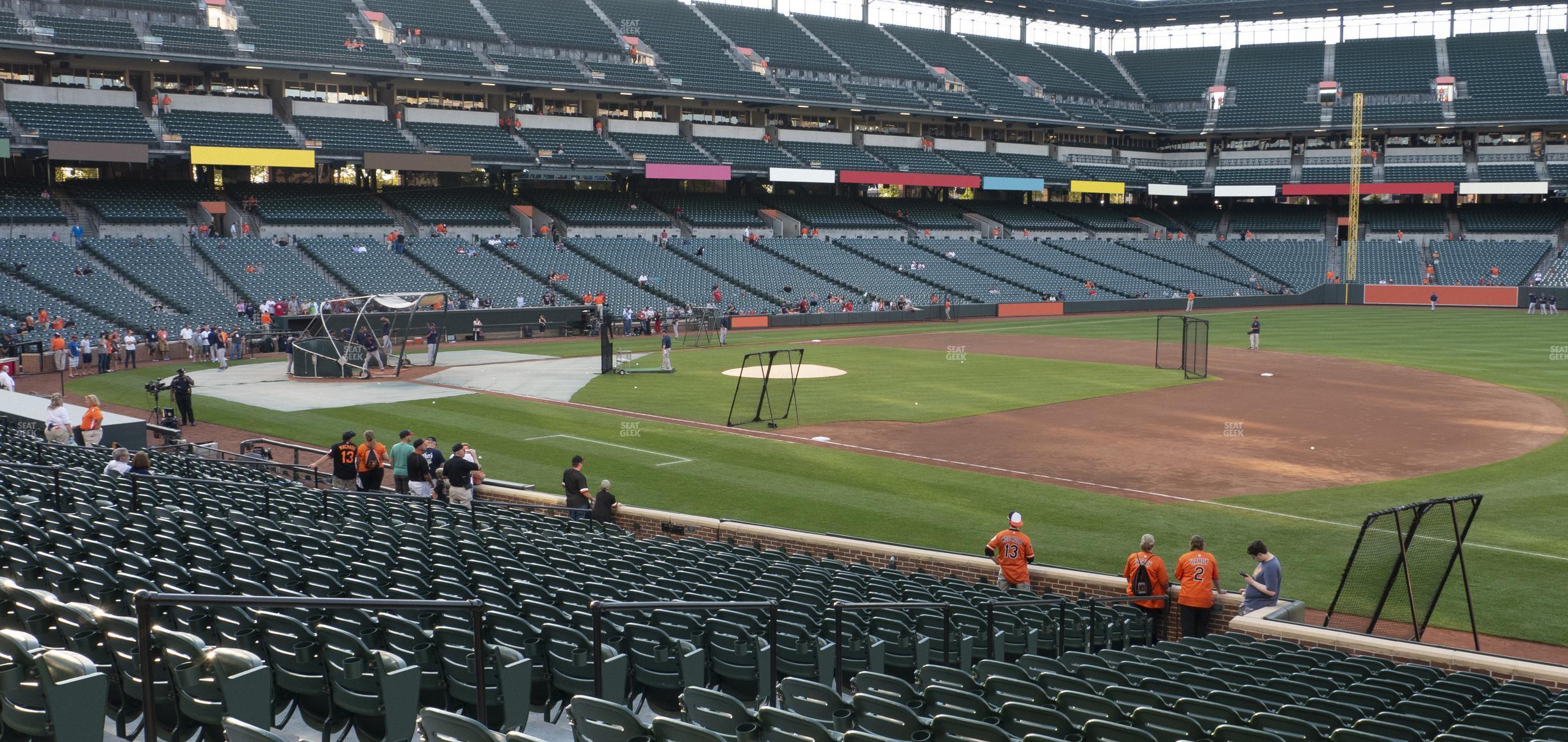 Seating view for Oriole Park at Camden Yards Section 14