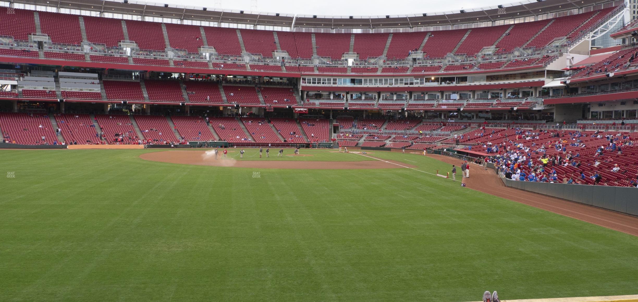 Seating view for Great American Ball Park Section 104