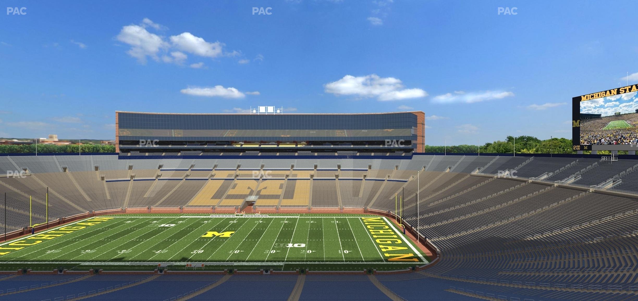 Seating view for Michigan Stadium Section 21