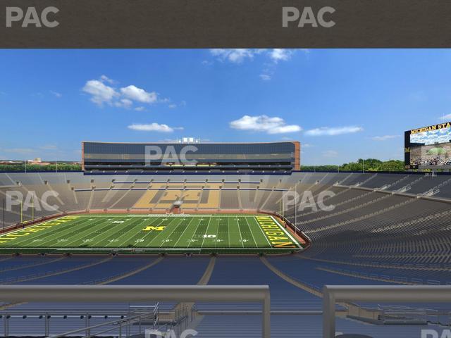 Seating view for Michigan Stadium Section 21