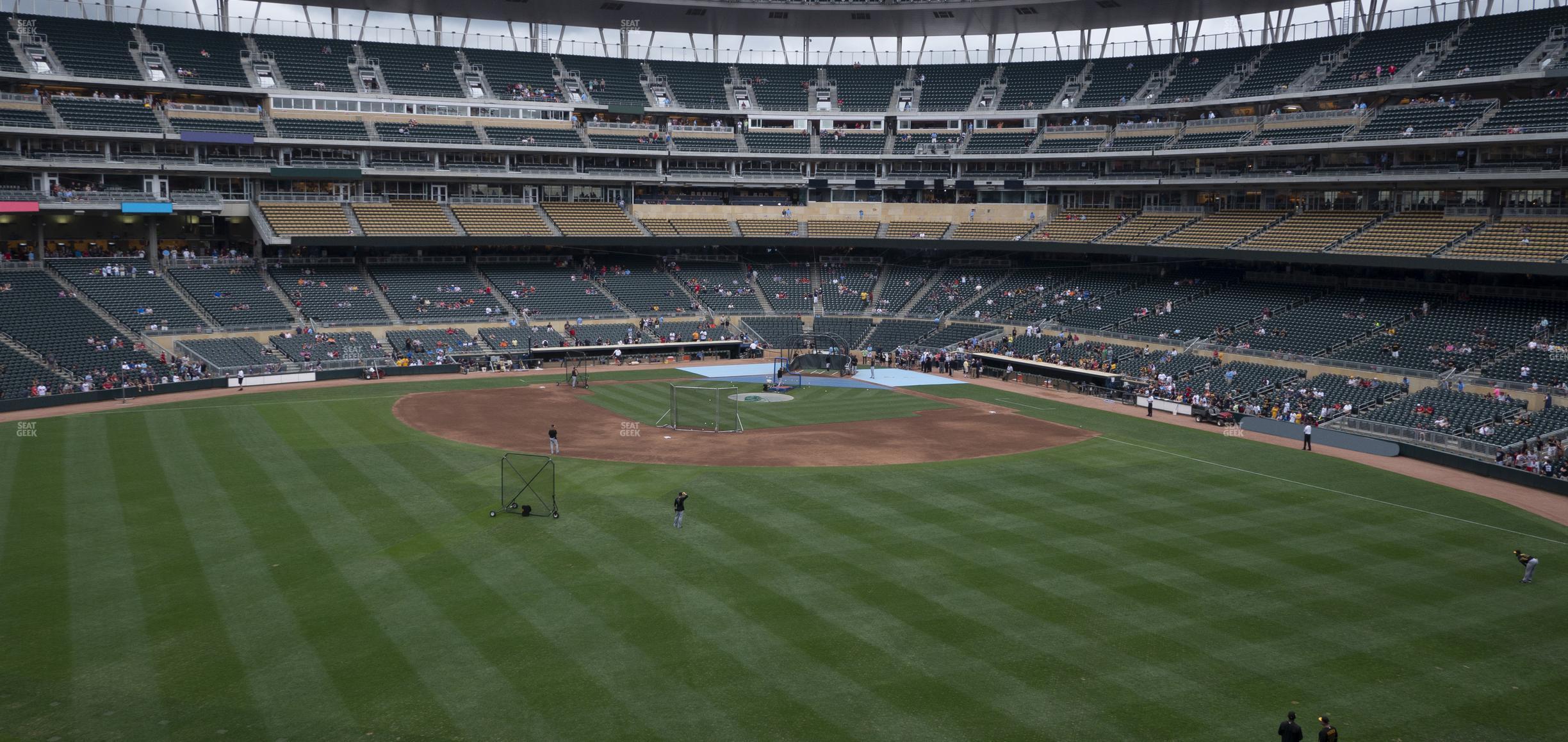 Seating view for Target Field Section 233