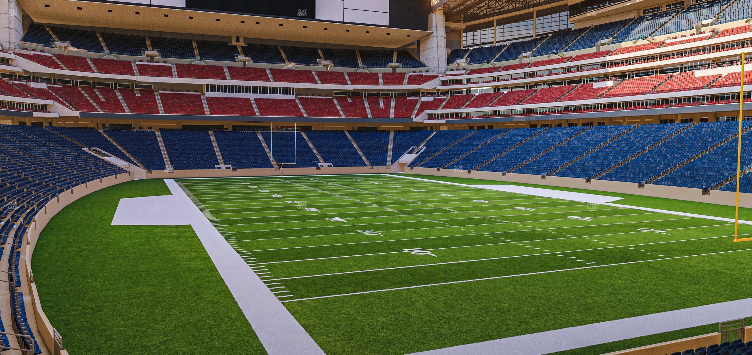 Seating view for NRG Stadium Section 119