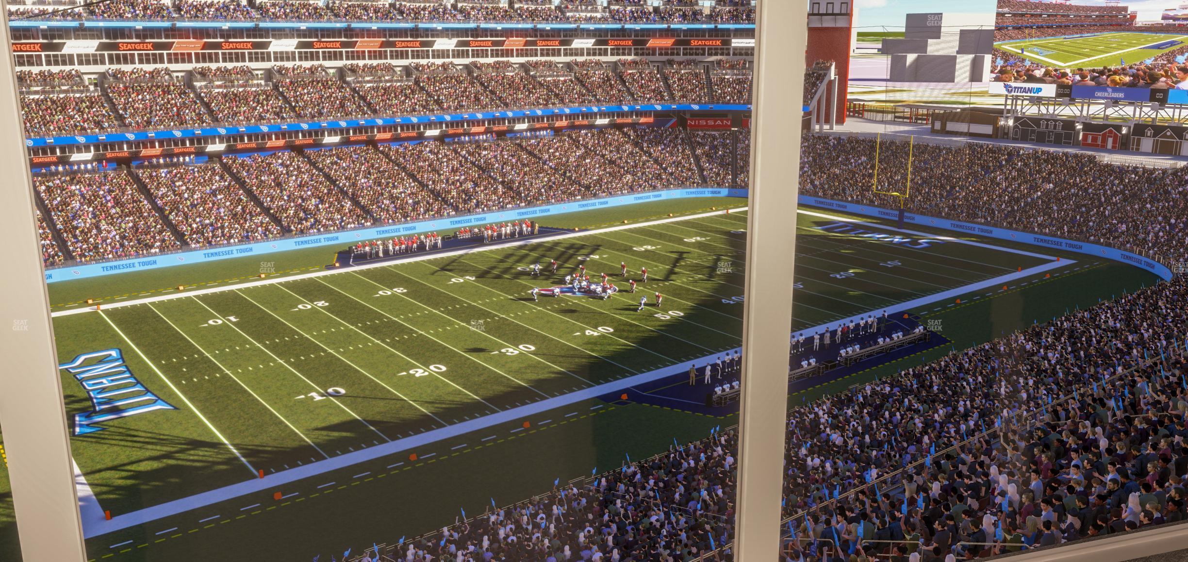 Seating view for Nissan Stadium Section Suite 684 W