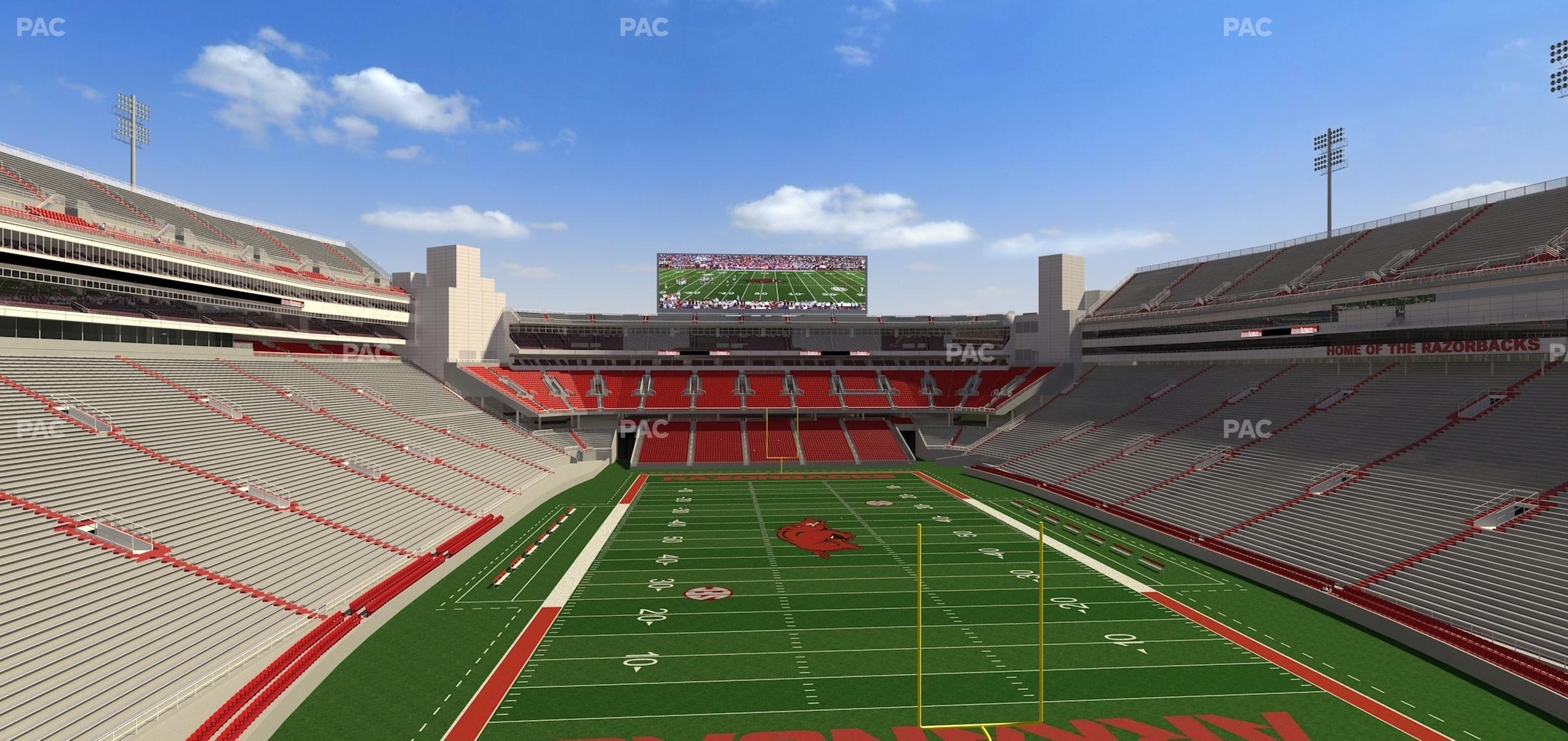 Seating view for Razorback Stadium Section Suite 30