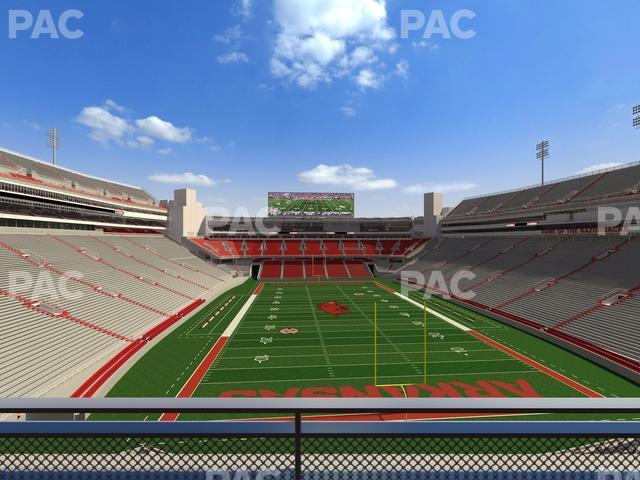 Seating view for Razorback Stadium Section Suite 30