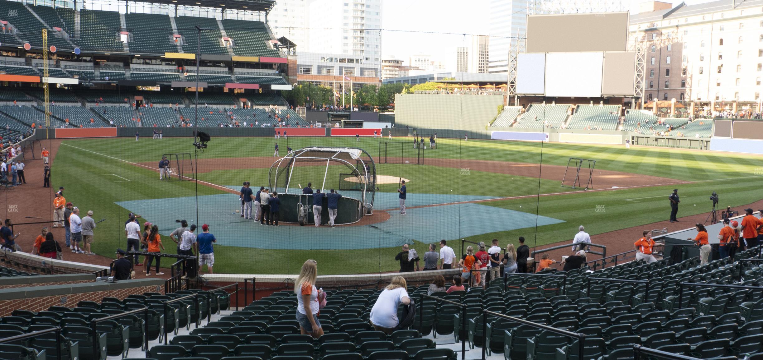 Seating view for Oriole Park at Camden Yards Section 34