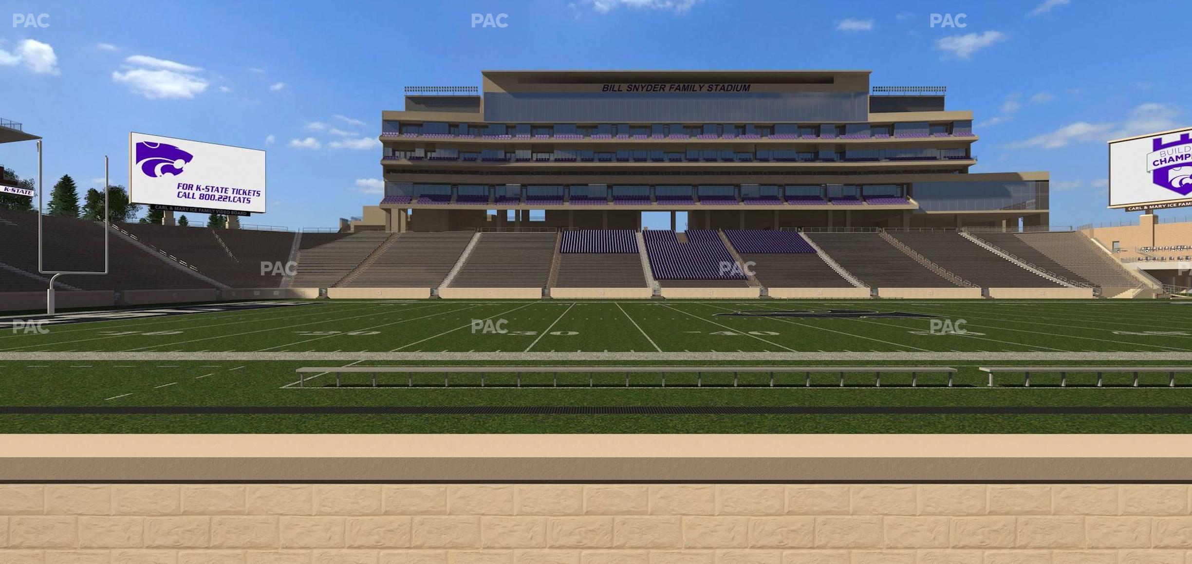 Seating view for Bill Snyder Family Stadium Section 23