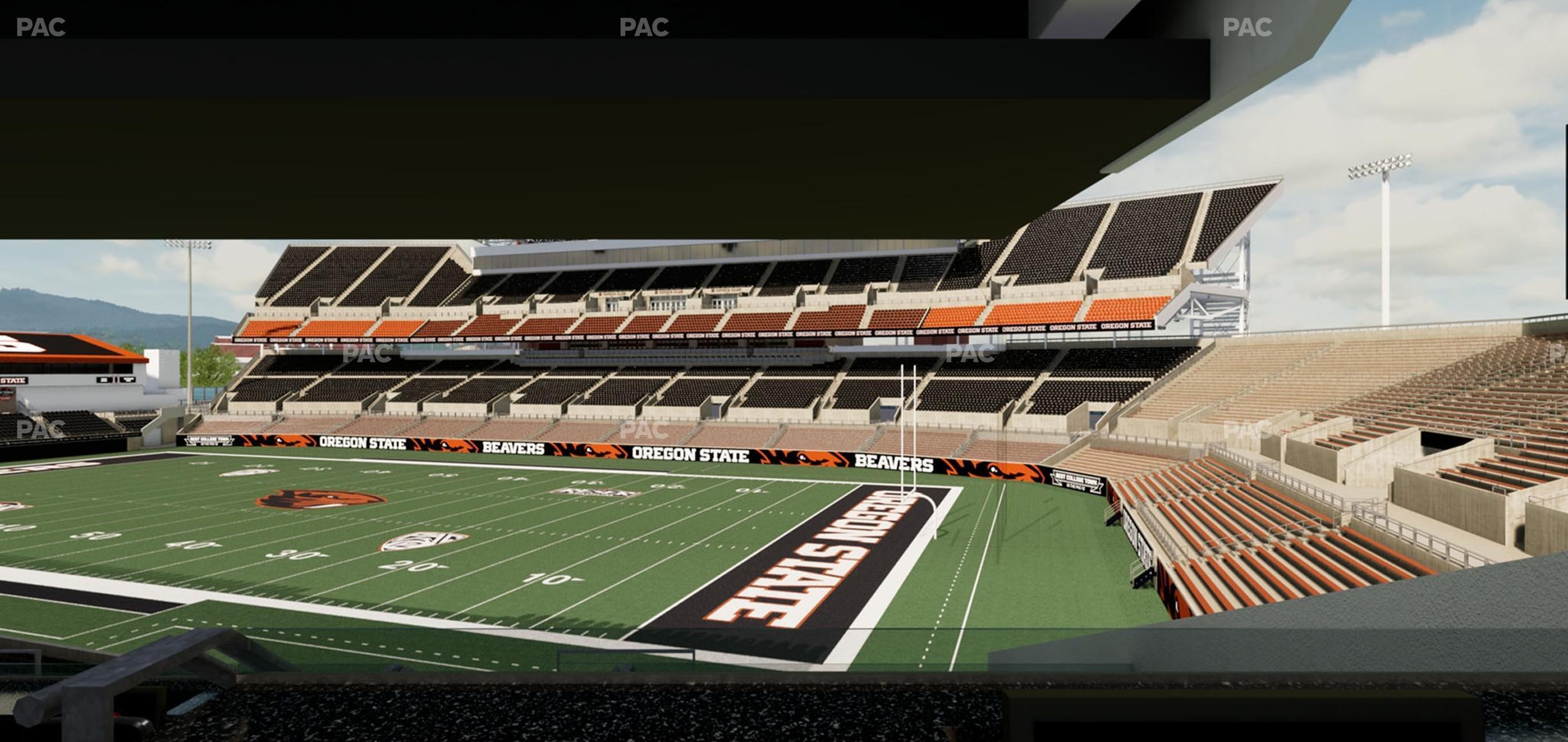 Seating view for Reser Stadium Section West Loge 3