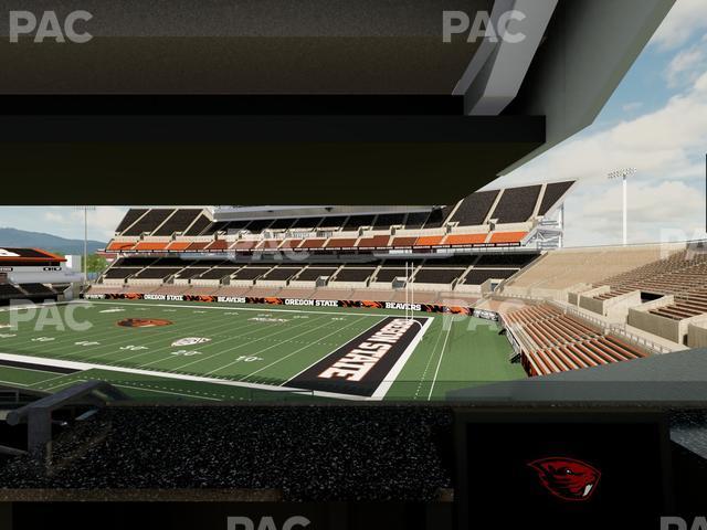 Seating view for Reser Stadium Section West Loge 3