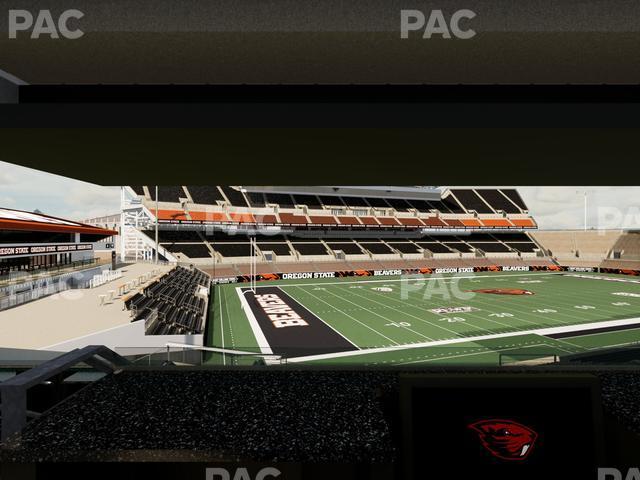 Seating view for Reser Stadium Section West Loge 39