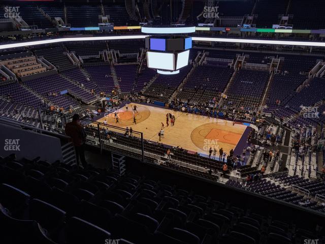 Seating view for Footprint Center Section 217