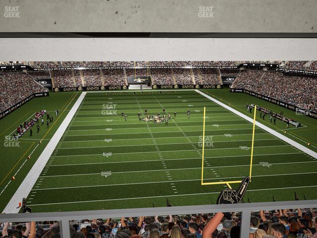 Seating view for Caesars Superdome Section Suite 302