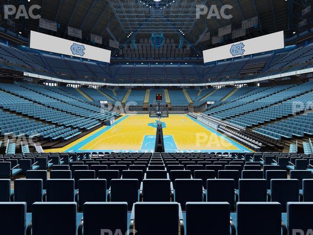 Seating view for Dean Smith Center Section 100