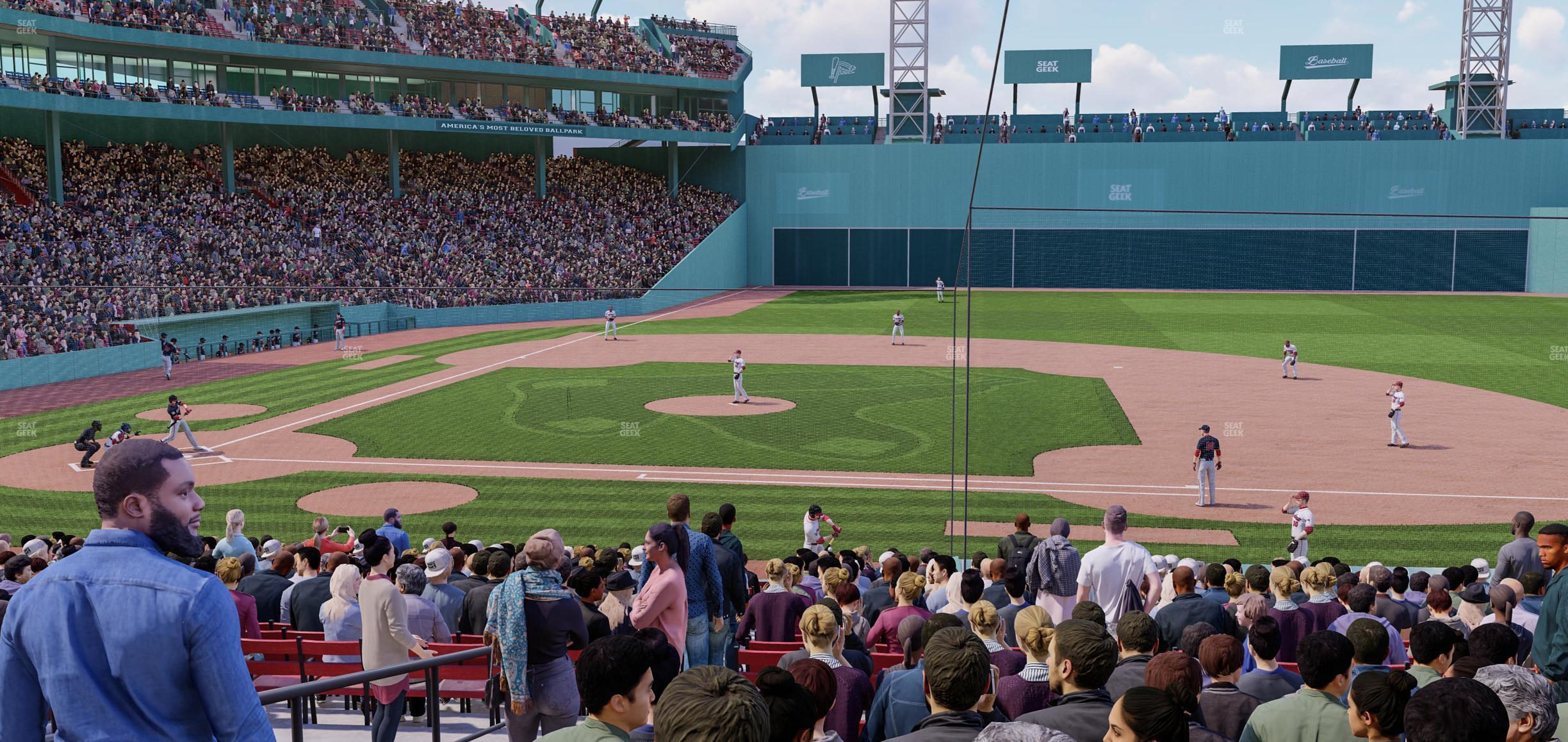 Seating view for Fenway Park Section Loge Box 115