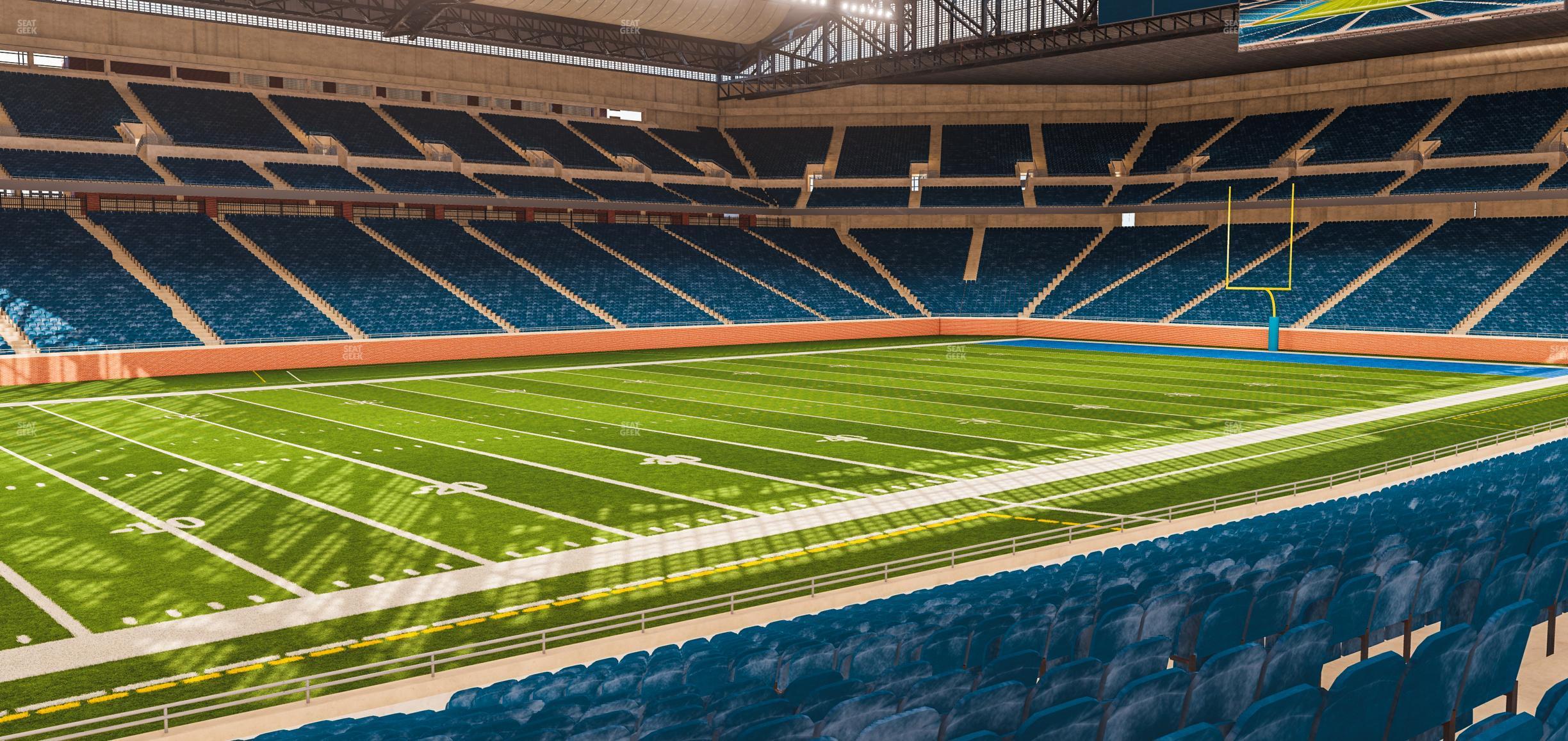 Seating view for Ford Field Section 102