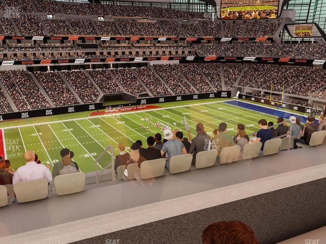 Seating view for Allegiant Stadium Section East Suite 2026