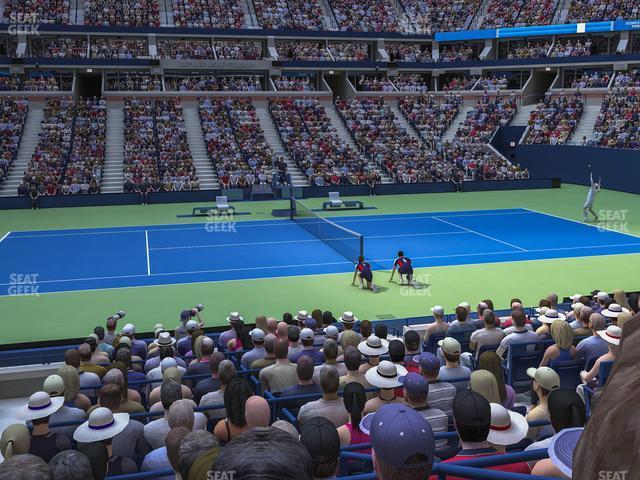 Seating view for Arthur Ashe Stadium Section 16