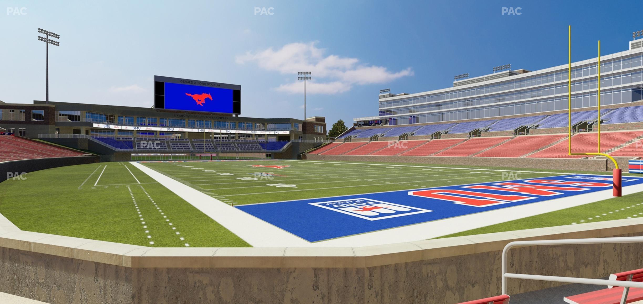 Seating view for Gerald Ford Stadium Section 117