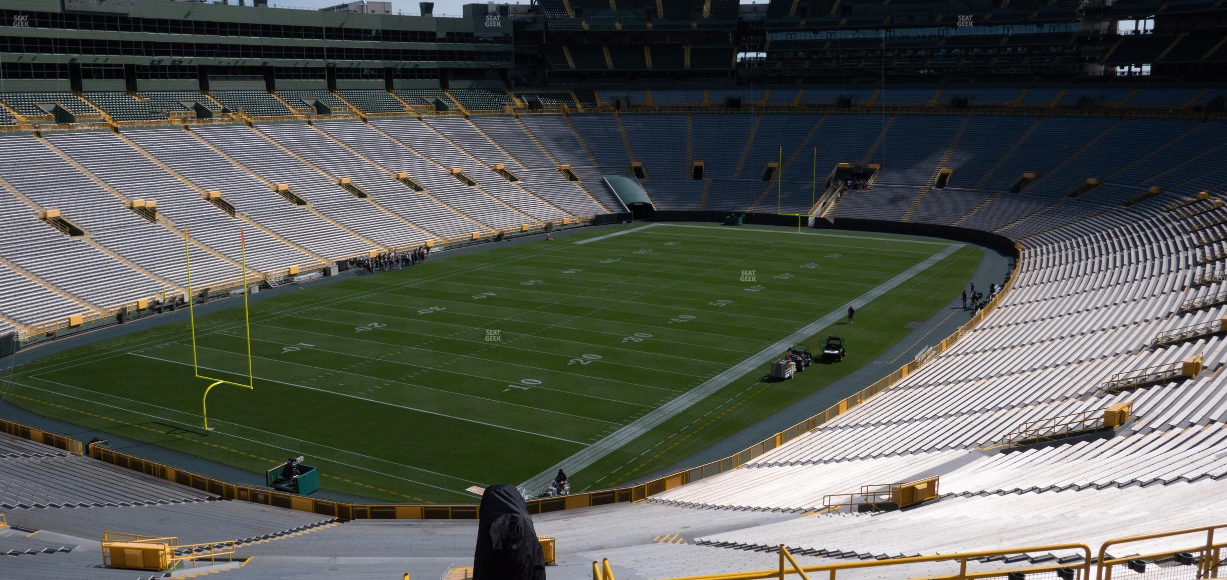 Seating view for Lambeau Field Section 308