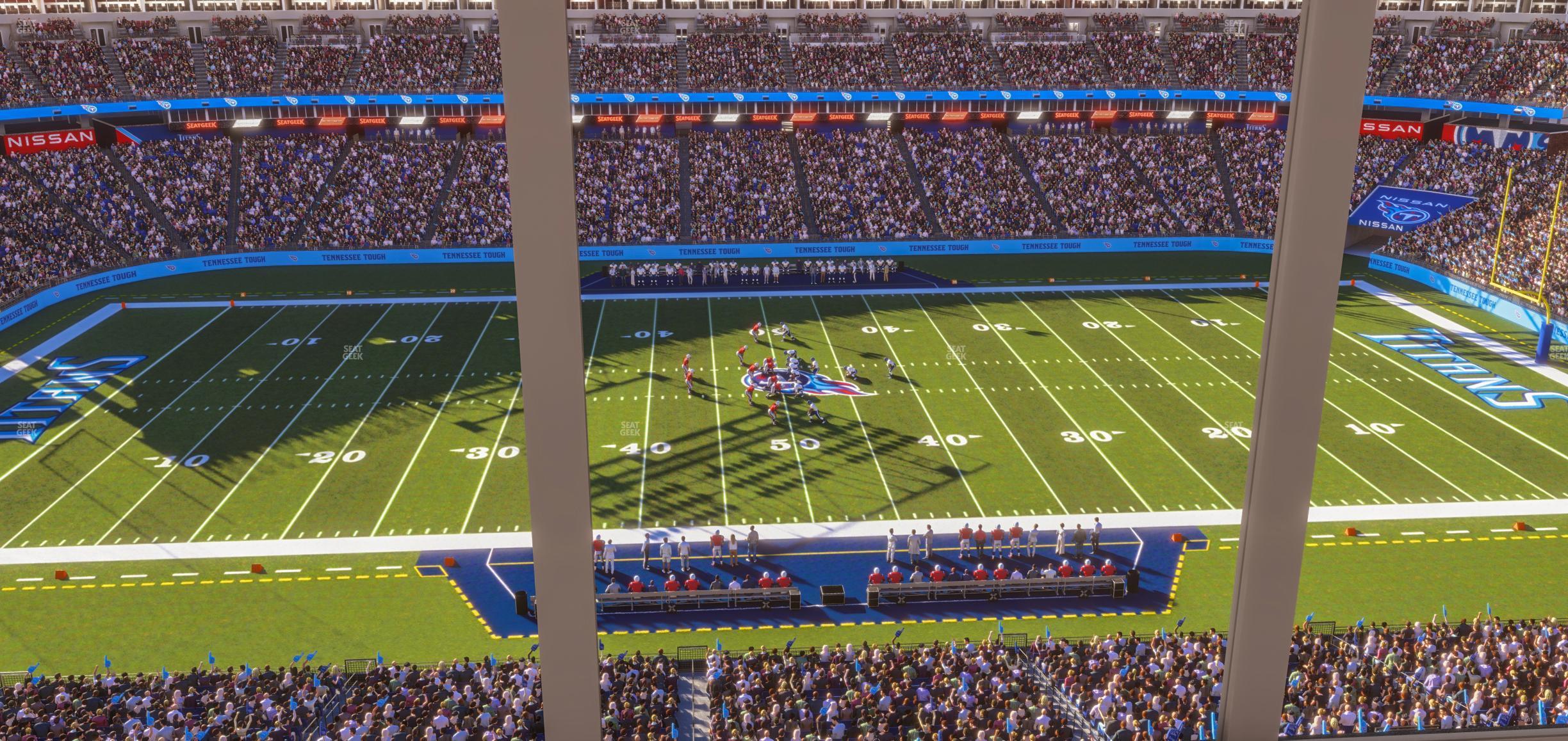 Seating view for Nissan Stadium Section Suite 622 E