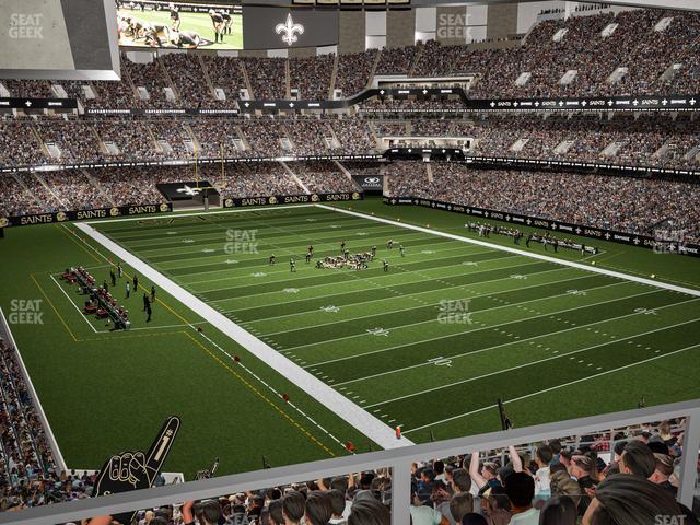 Seating view for Caesars Superdome Section Suite 308